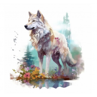 Sticker de interior wolf